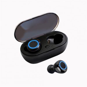 Y50 Tws Bluetooth-compatible Wireless  Headphones Stereo Sports Ergonomic Design Headset Earbuds With Charging Case For Smartphone dark blue  |   Bluetooth Earphones Bluetooth Earphones Bluetooth Earphones