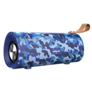 ZEALOT S30 Portable Speaker Crystal Clear Stereo Sound Rich Bass Dual Horns Speaker For Home Kitchen Work Travelling blue camouflage  |   Stereo Speakers Earphones & Speakers Blue camouflage