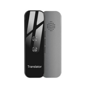 Portable G6 Smart Voice Speech Translator Two-Way Real Time 70 Multi-Language Translation for Learning Travelling Business Meet gray  |   Voice Translator Earphones & Speakers Gray