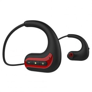 S1200 Swimming Headphones with Built-In 8gb Memory Ultra Light in Ear Earphones Black Red  |   Sports Headphones Earphones & Speakers Black red