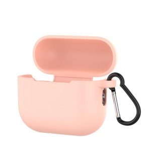 Silicone Cover Case Compatible For Airpods Pro 2 Bluetooth Headset (with Lanyard Carabiner) pink  |   Earphones Accessories Earphones & Speakers Earphones Accessories