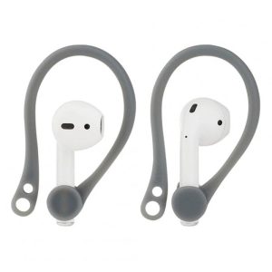 Silicone Ear Hook With Holder Strap Ergonomics Sports Anti-lost Ear Hook For Airpods gray  |   Earphones Accessories Earphones & Speakers Earphones Accessories