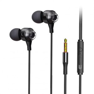 Wired Earphones 6d Stereo Bass Headphones With Microphone In-ear 3.5mm Headset Compatible For Xiaomi Phones black  |   Wired Earphones Earphones & Speakers Black