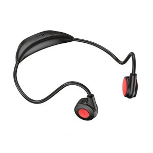 M2 Bone Conduction Headphones Sports Wireless Earphones With Built-in Mic For Running Cycling Hiking Driving black red  |   Sports Headphones Earphones & Speakers Black red