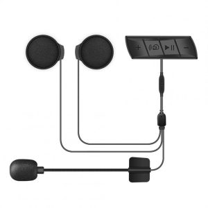 M7 Wireless  Headset Bluetooth-compatible 5.0 Stereo Waterproof Automatic Answering With Fm Radio Function Helmet Earphone black  |   Sports Headphones Earphones & Speakers Black