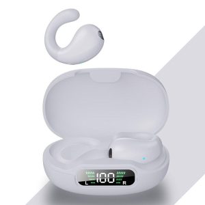 Q92 Wireless Ear Clip Bone Conduction Headphones Open Ear Headphones For Sport Cycling Running Work Hiking White  |   Bluetooth Earphones Bluetooth Earphones Bluetooth Earphones