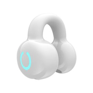 Wireless Headphones Ear Clip Headset Bone Conduction Headphone Stereo External Audio For Business Sports white (in bag)  |   Bluetooth Earphones Bluetooth Earphones Bluetooth Earphones